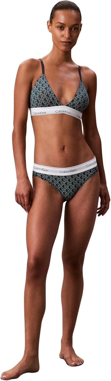 Detalle de Calvin Klein Women’s Lightly Lined Plunge Triangle Bralette