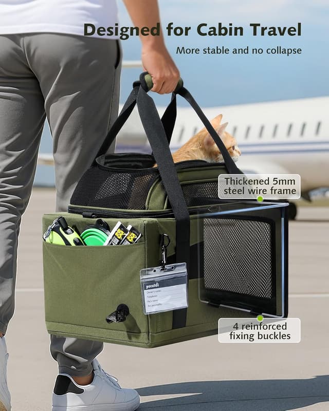 Detalle de Pecute cat carrier 55 x 40 x 23 cm