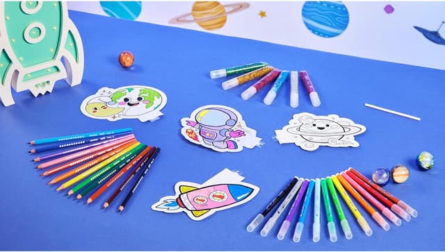 Detalle 1 de BIC Kids kit coloriage cosmos 34 pièces