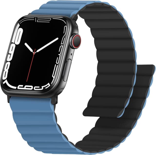Thumbnail 6 de Anlinser Magnetic Bands for Apple Watch 49/46/45/44/42/41/40/38mm (Reversible Double-Side Silicone Strap)