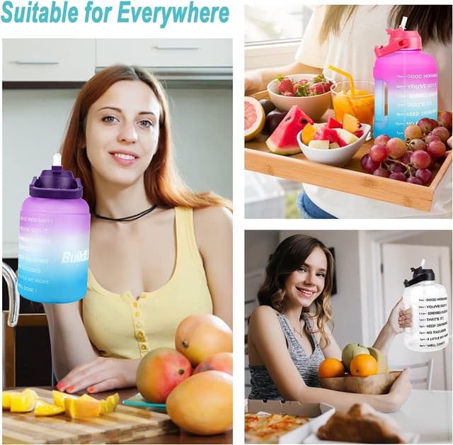 Thumbnail 4 de BuildLife Motivational Water Bottle 2.2L 💧