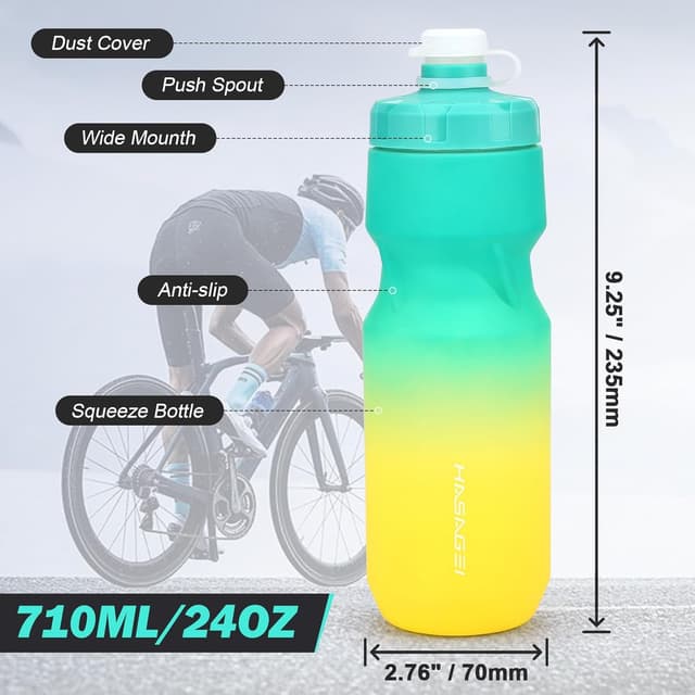 Detalle 2 de Bike water bottle holder 24 oz, leak-proof
