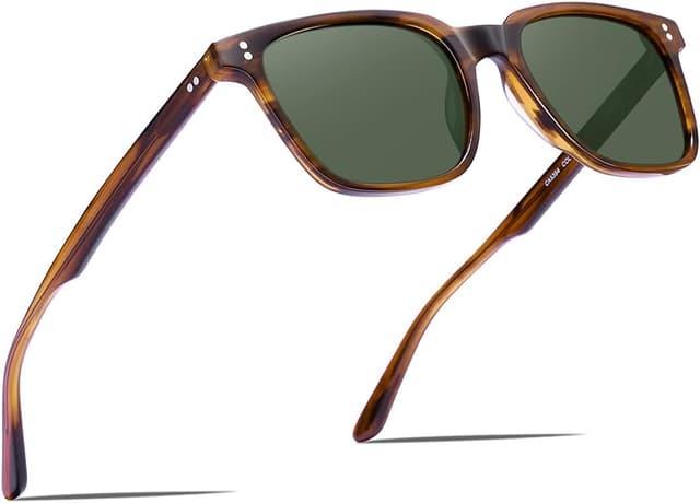 Detalle de CARFIA retro square polarised sunglasses
