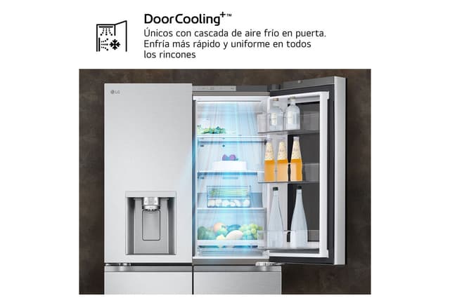 Detalle 2 de GMG960MBJE Frigorífico American Combi 638 L acero