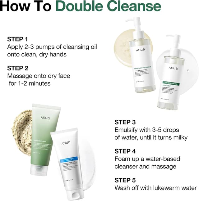 Thumbnail 5 de Anua Heartleaf Pore Control 200ml aceite limpiador facial