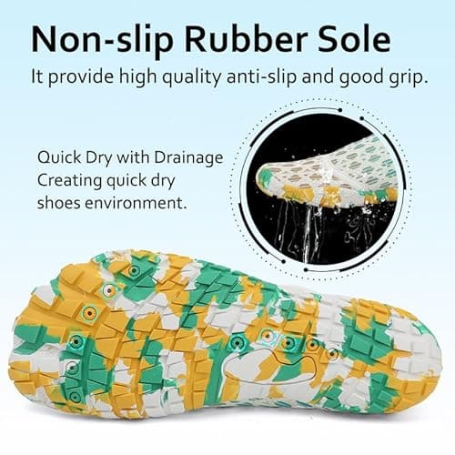 Detalle de ziitop Barefoot Water Shoes for Women & Men – quick-drying, breathable aqua trainers for swim, beach and pool