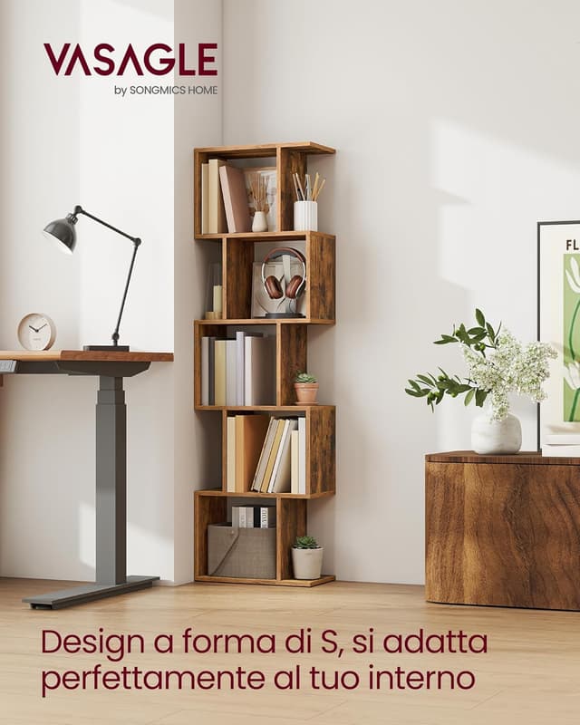 Thumbnail 3 de VASAGLE LBC462K01 Libreria 24 x 40 x 159 cm