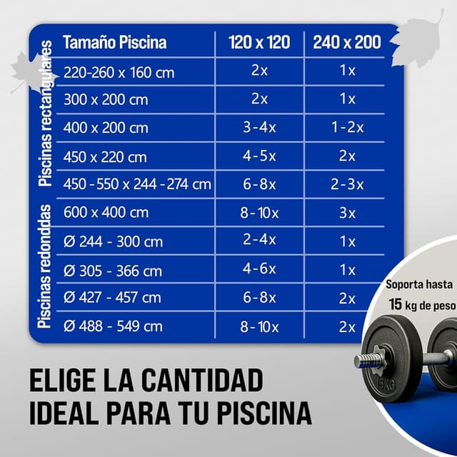 Thumbnail 3 de Monzana Cojín Piscina Invierno XL 120x120cm