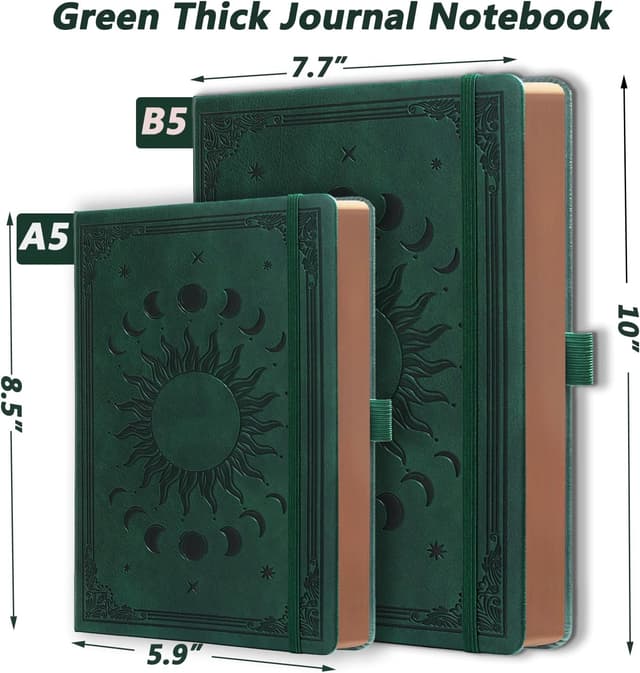 Thumbnail 5 de HwxBen Journal 360 pages DarkGreen