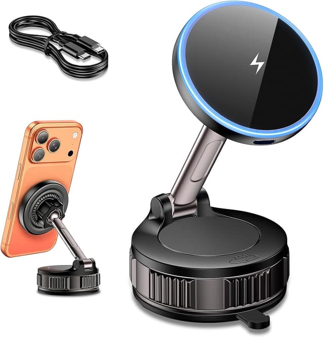 Detalle de QUZUDN iPhone MagSafe Car Mount 15W