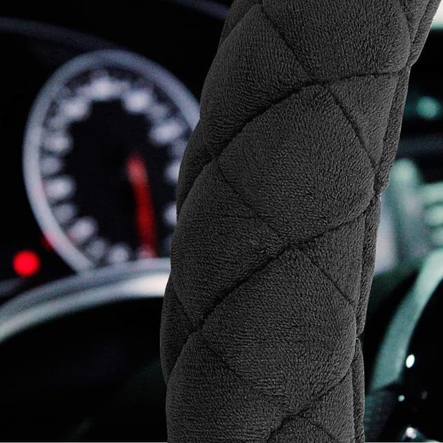Thumbnail 2 de Car Steering Wheel Cover Winter Plush