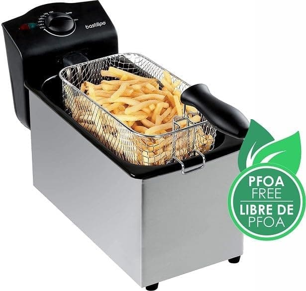 Thumbnail 5 de Bastilipo Freidora eléctrica 3L 2000W Inox FE-2000-3L🍟