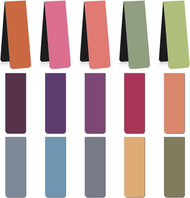 Detalle de Vicloon Segnalibri Magnetici 15 pezzi 2x6 cm