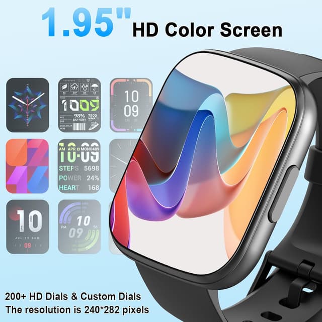 Thumbnail 1 de Smartwatch 1.95" con chiamate Bluetooth e SpO2