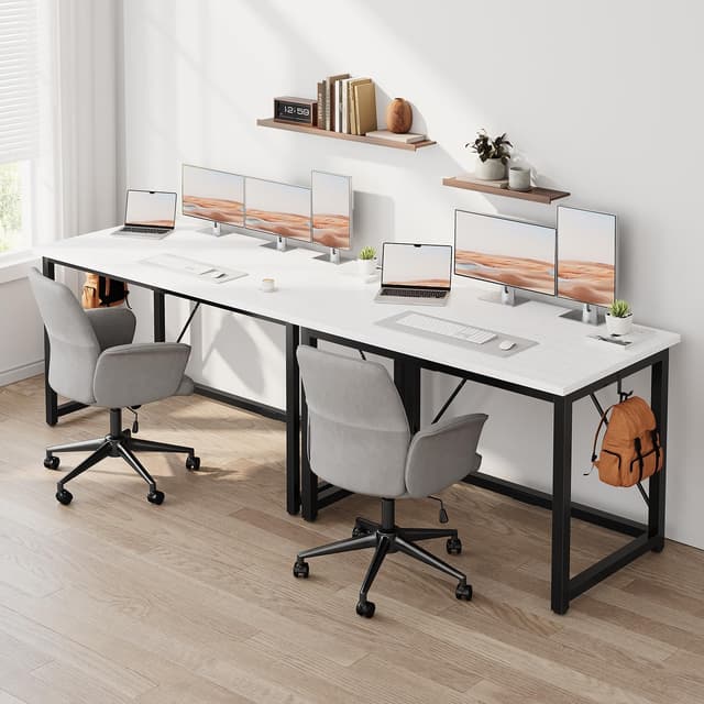 Thumbnail 3 de JUMMICO Schreibtisch 120 x 50 x 75 cm