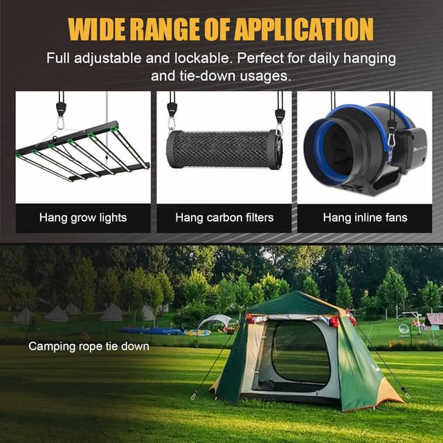 Thumbnail 5 de Ayaport Adjustable Rope Hanger 1/8" pulley