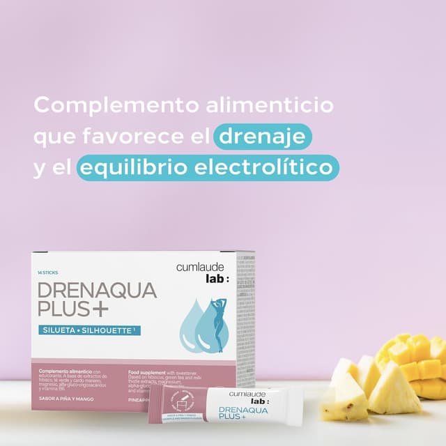 Thumbnail 2 de Cumlaude Lab Drenaqua Plus+ 14 sticks, drenaje y retención de líquidos 💊