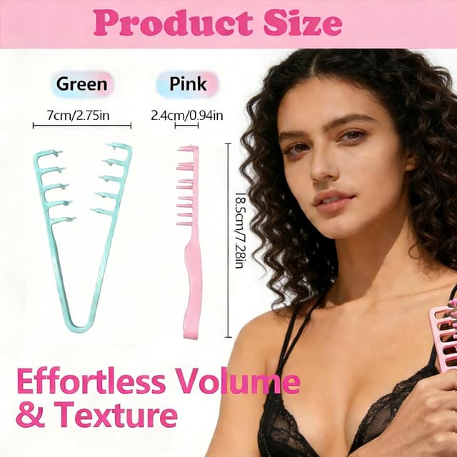 Detalle 2 de STRUKURPASTE Lockenkamm Textur Kamm