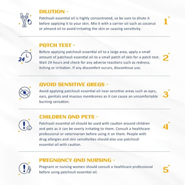 Detalle de HIQILI Patchouli Essential Oil 100ml – natural pure oil for aromatherapy, DIY candles and soap