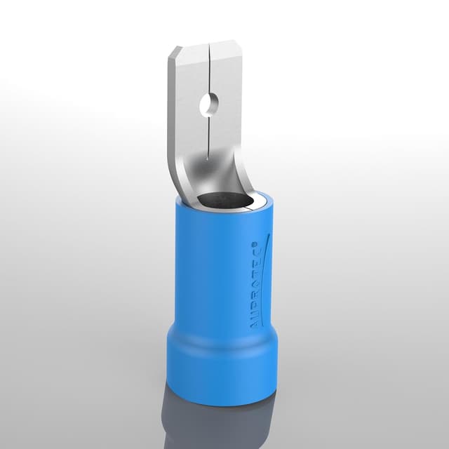 Detalle de AUPROTEC 100x Connettore Maschio blu 1,5–2,5 mm², 4,8 mm per capicorda preisolate in PVC