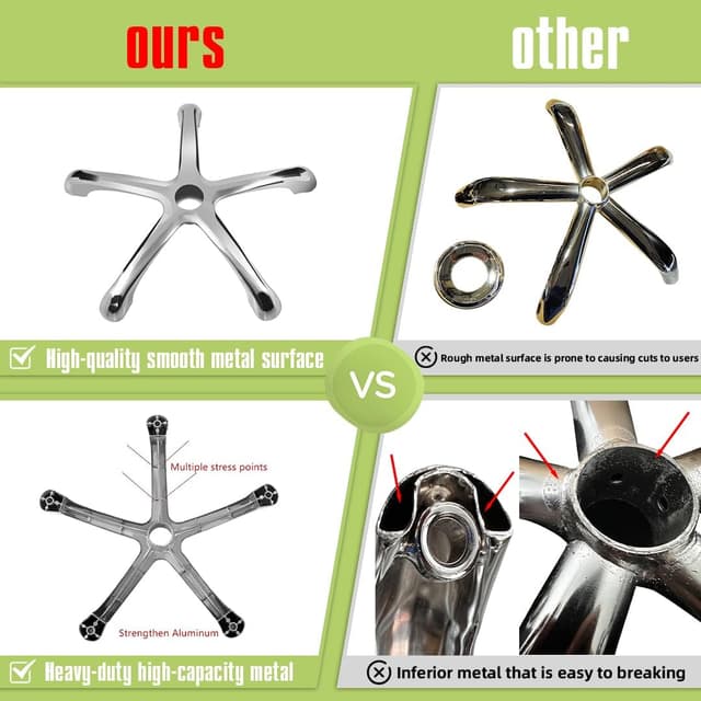 Thumbnail 3 de Ainilaily Rolling Stool 400 lbs