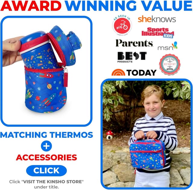 Thumbnail 6 de Kinsho Bento Box, 5-Section, Blue 🥣