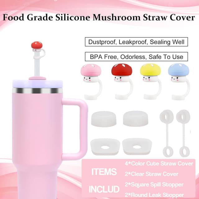 Thumbnail 1 de VITEVER Stanley Cup Zubehörset 6 Silikonstopfen