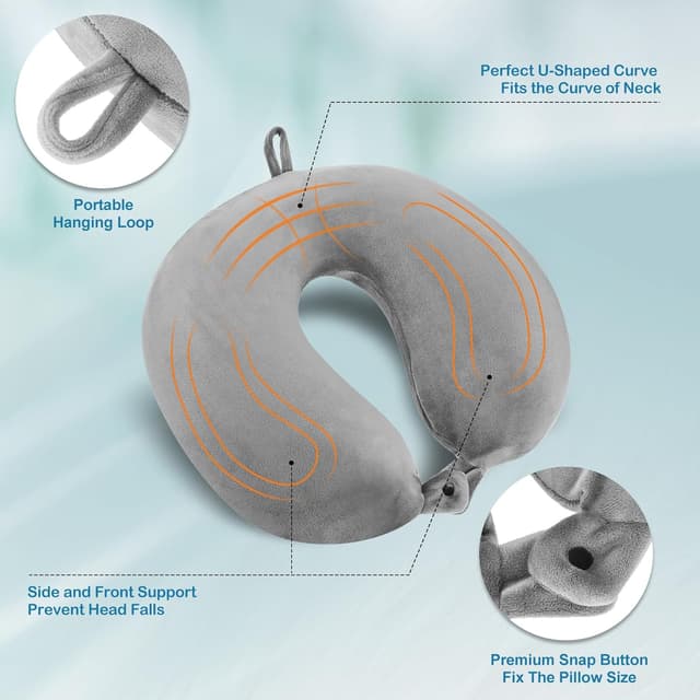 Thumbnail 4 de Cirorld Almohada de Viaje Hinchable 3-5 respiraciones