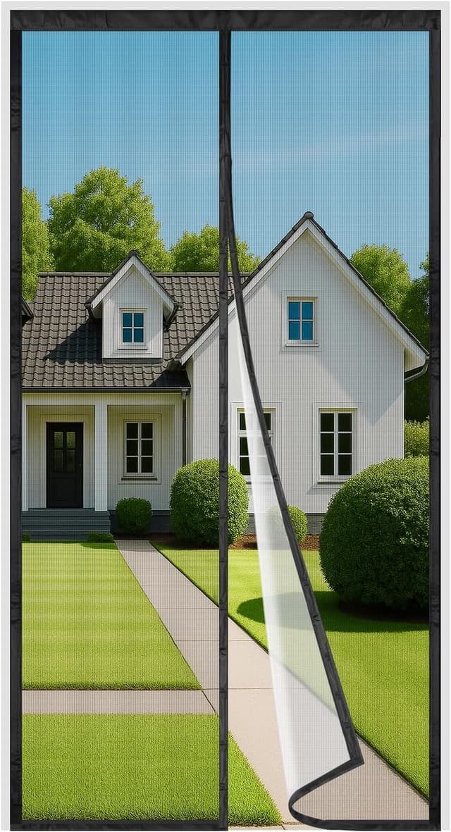 Detalle de 4UMOR Zanzariera magnetica per porta 140x240 cm con chiusura automatica e rete traspirante