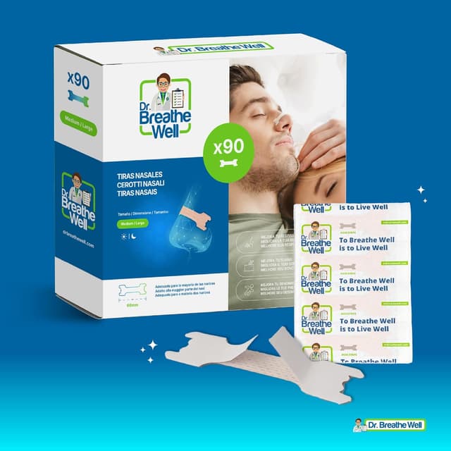 Thumbnail 2 de Dr. Breathe Well 90 tiras nasales L