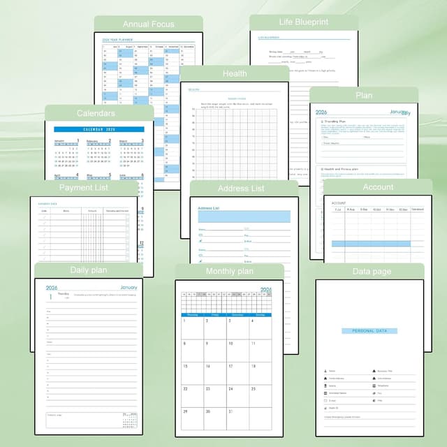 Detalle de A5 Academic Diary 2026 Daily Planner