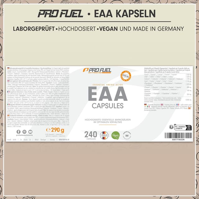 Detalle 2 de EAA Kapseln 240 Giga Caps mit 1000 mg