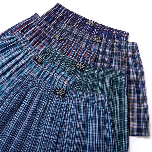 Detalle 1 de JupiterSecret Boxershorts Herren 6er Pack Baumwolle