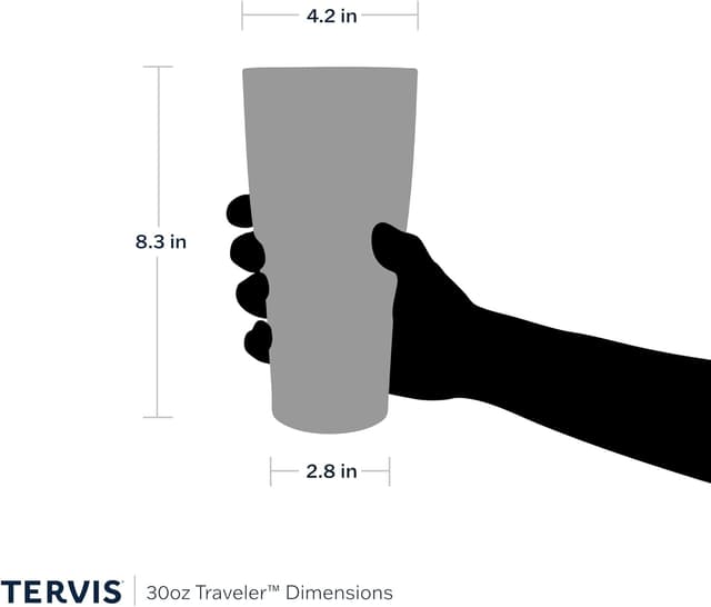 Detalle de Tervis Traveler NHL MVP 30oz Triple-Insulated Stainless Steel Tumbler with Slider Lid