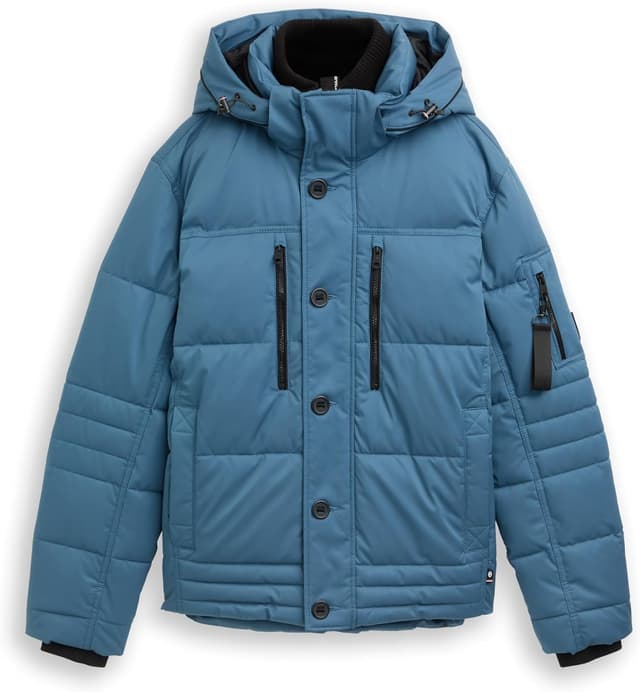 Detalle de TOM TAILOR 1046971 Giacca Uomo: comfort e vestibilità pensati per l’uso quotidiano