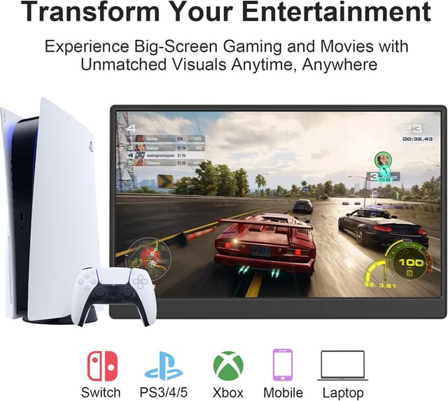 Detalle 2 de UFYQL 15.6-inch Portable Monitor ⚙