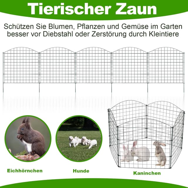 Thumbnail 3 de Lospitch Kit clôture jardin 33 pièces