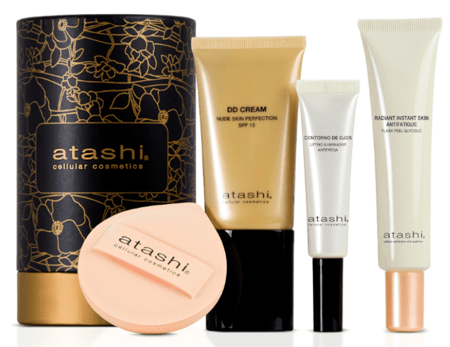 Imagen de Atashi DD Cream Beige + Contorno Ojos + Peeling + Esponja 🪄 en OfertitasTOP