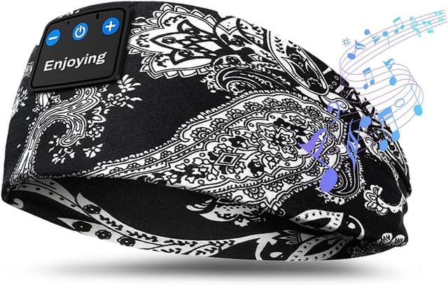 Detalle de flintronic Schlafkopfhörer Bluetooth Stirnband