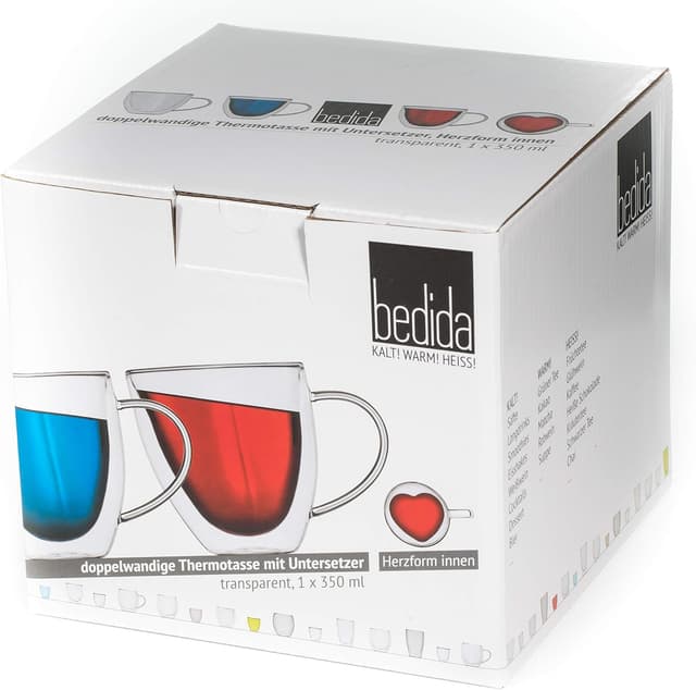 Thumbnail 4 de bedida® Juego de Vasos de Té de Doble Pared con 6 Flores