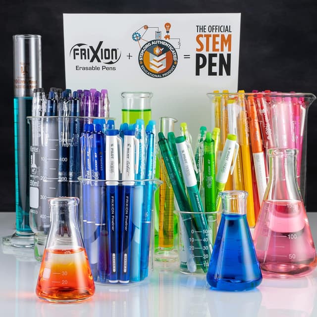 Detalle de Pilot FriXion Erasable Gel Pens 0.7 mm, Pack of 10 ๐