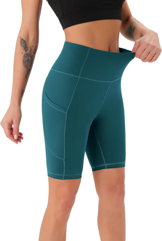 Detalle 2 de Kurze Leggings Blickdicht mit Taschen