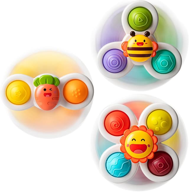 Detalle de 3PCS Suction Cup Spinner Toys for Kids