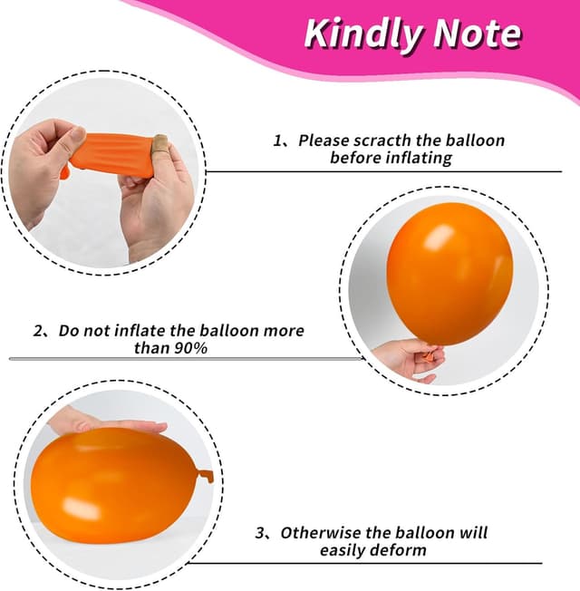 Detalle de Rainbow Balloons 50-Pack 12-Inch Neon Multicolor Latex Balloons for Parties