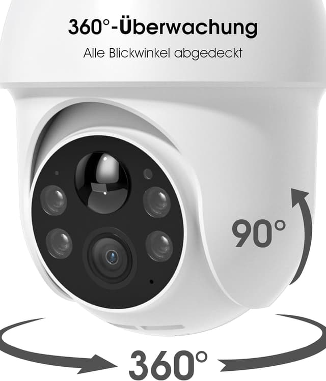 Detalle de ANRAN 4K Solar Überwachungskamera 8MP