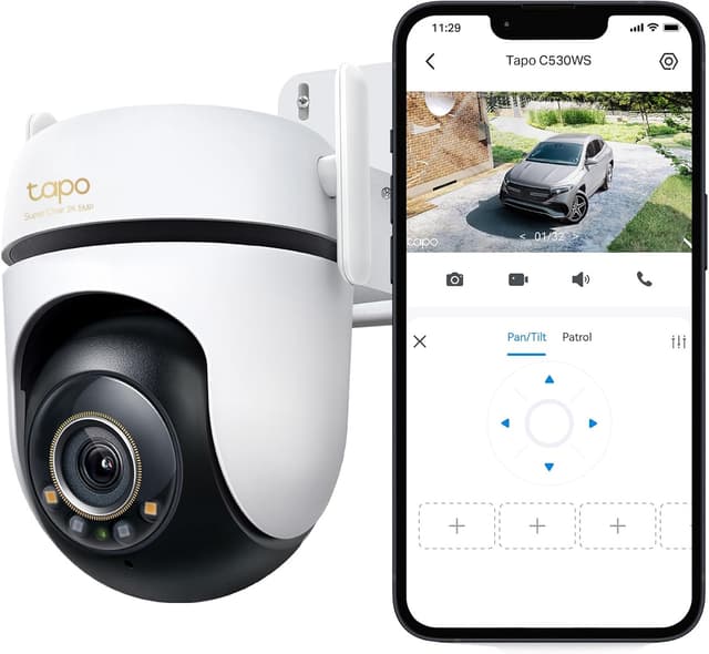 Detalle 2 de Tapo C530WS Cámara seguridad exterior 5MP, 3K, IP66