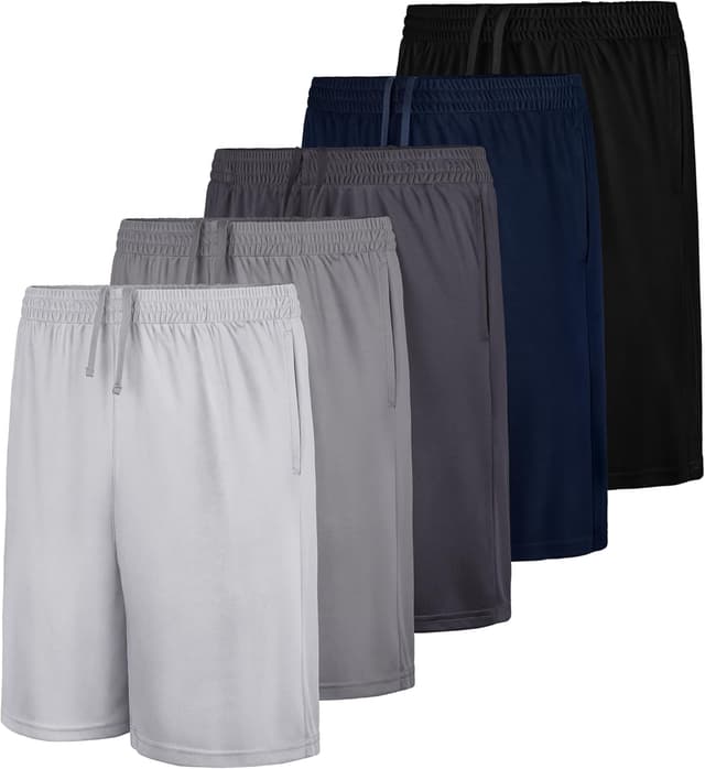 Detalle de Boys athletic shorts 5-pack quick dry