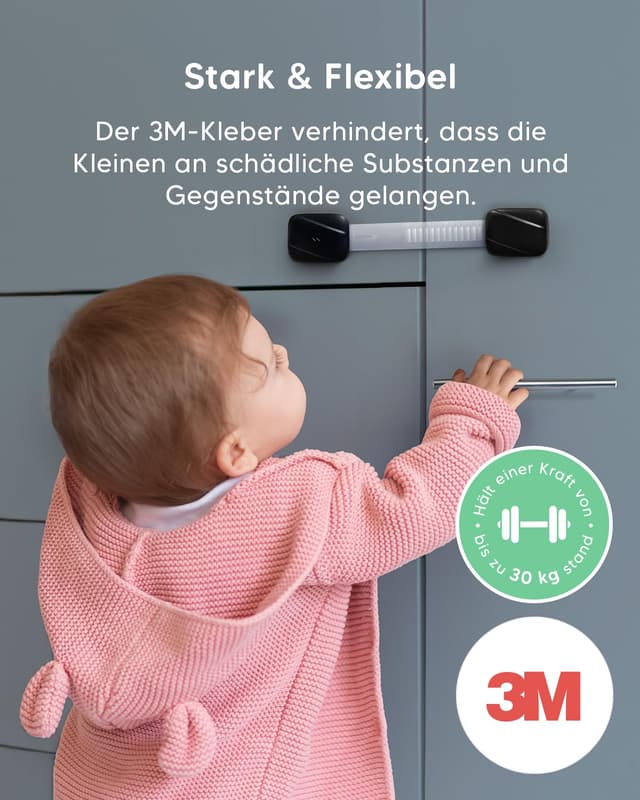 Thumbnail 4 de Aycorn Kindersicherung 8er-Pack đ§ž