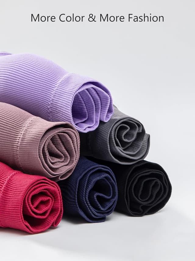 Detalle de HBselect 4er BHS Damen nahtlose Push-up Bralette ohne Bügel (für große Brüste) – Seamless Sport-BH