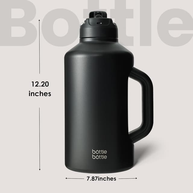 Thumbnail 5 de BOTTLE BOTTLE Isolierte Wasserflasche 1,8 L Schwarz
